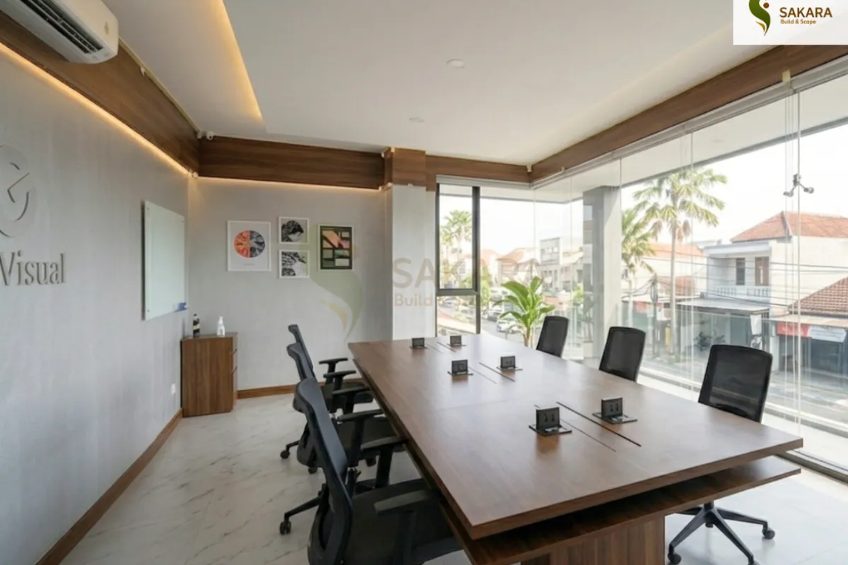 Desain Interior Kantor Minimalis: Transformasi Ruang Rapat beridentitas - Foto 4